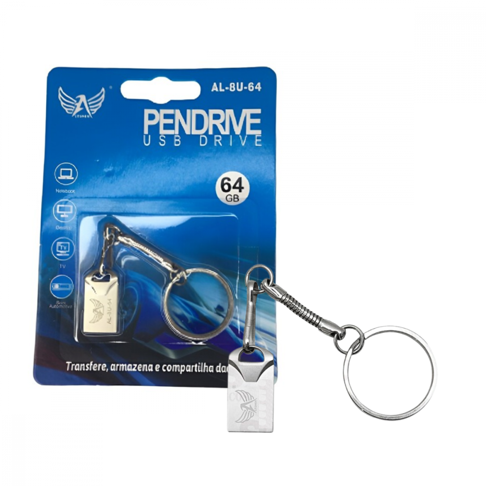 Pendrive Chaveiro 64gb Altomex AL-8U-64