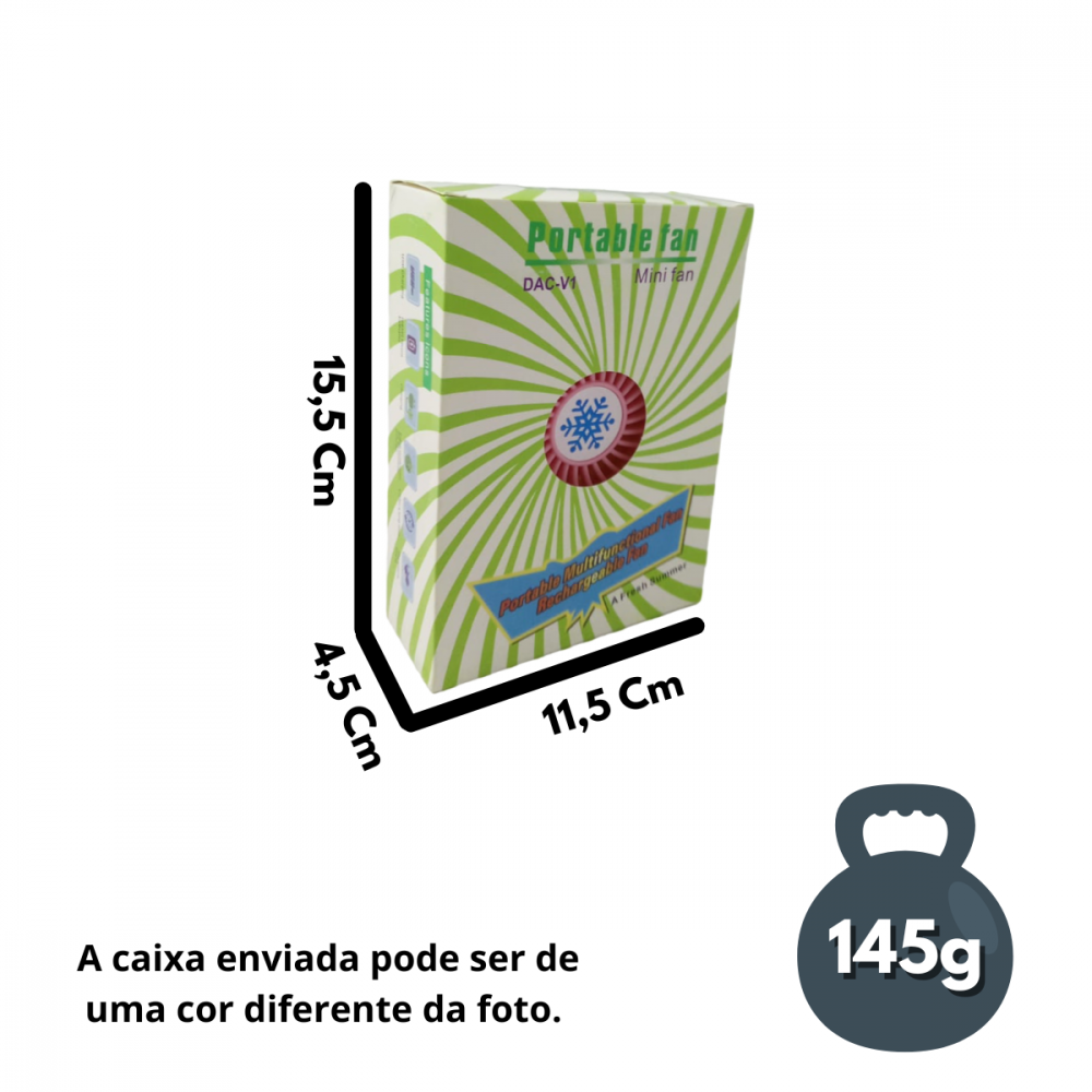 Mini Ventilador De Mesa Pessoal Portátil USB DAC-V1 / FS-5