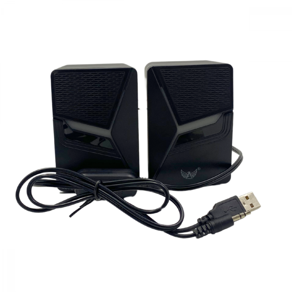 Caixa de Som Alto Falante Subwoofer RGB Computador Notebook P2 USB Bluetooth Altomex AL-3867