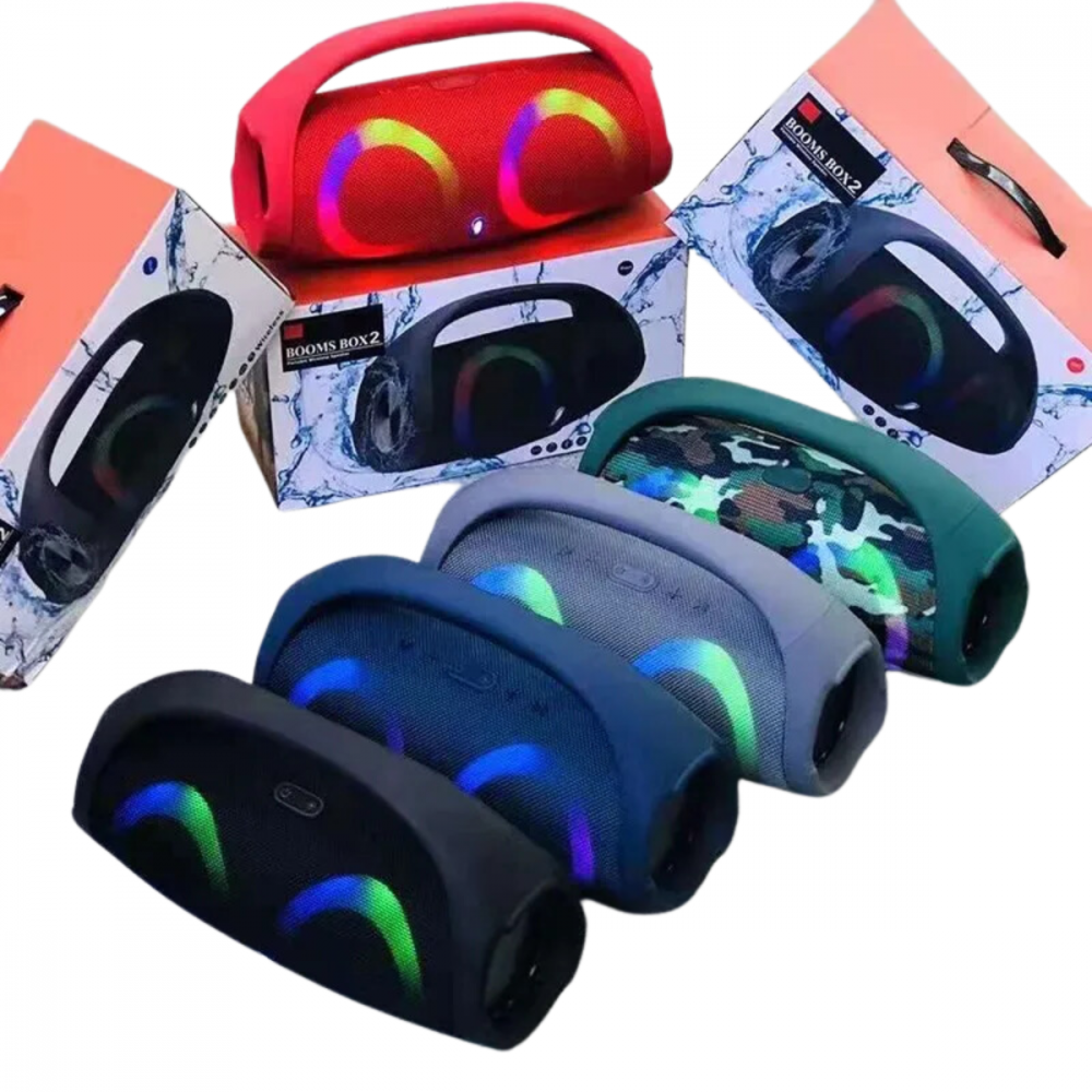 Caixa de Som BoonBox2 Bluetooth RGB Kapbom KA-0016