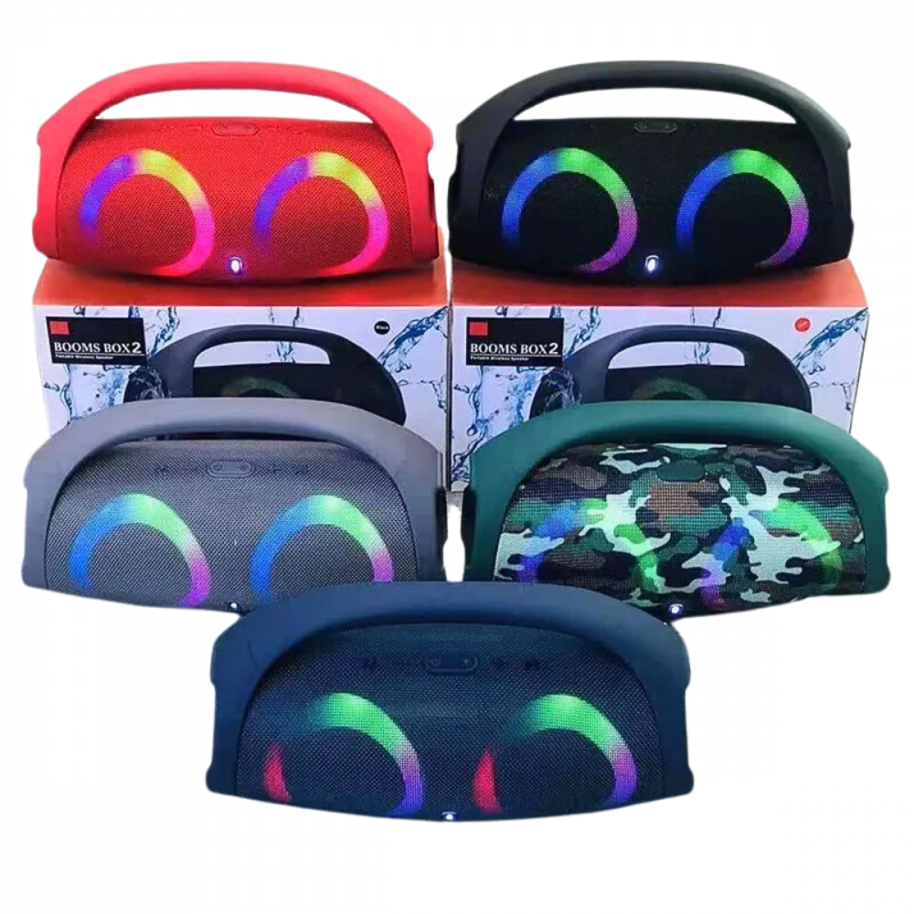 Caixa de Som BoonBox2 Bluetooth RGB Kapbom KA-0016