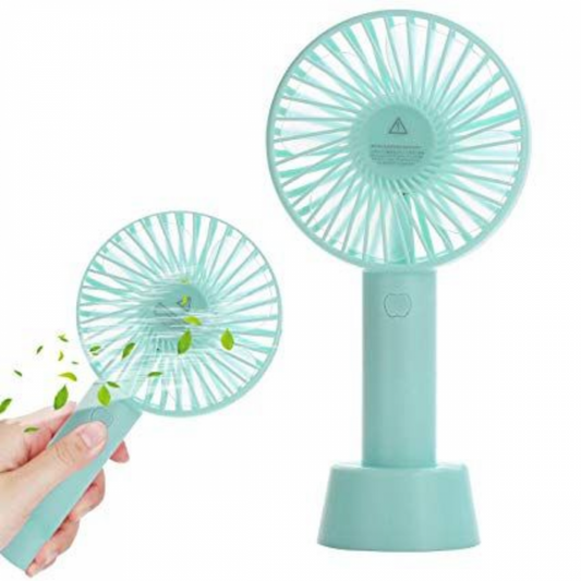 Mini Ventilador Portátil de Mesa Color FS-6 (Cor Branco - ESGOTADO)