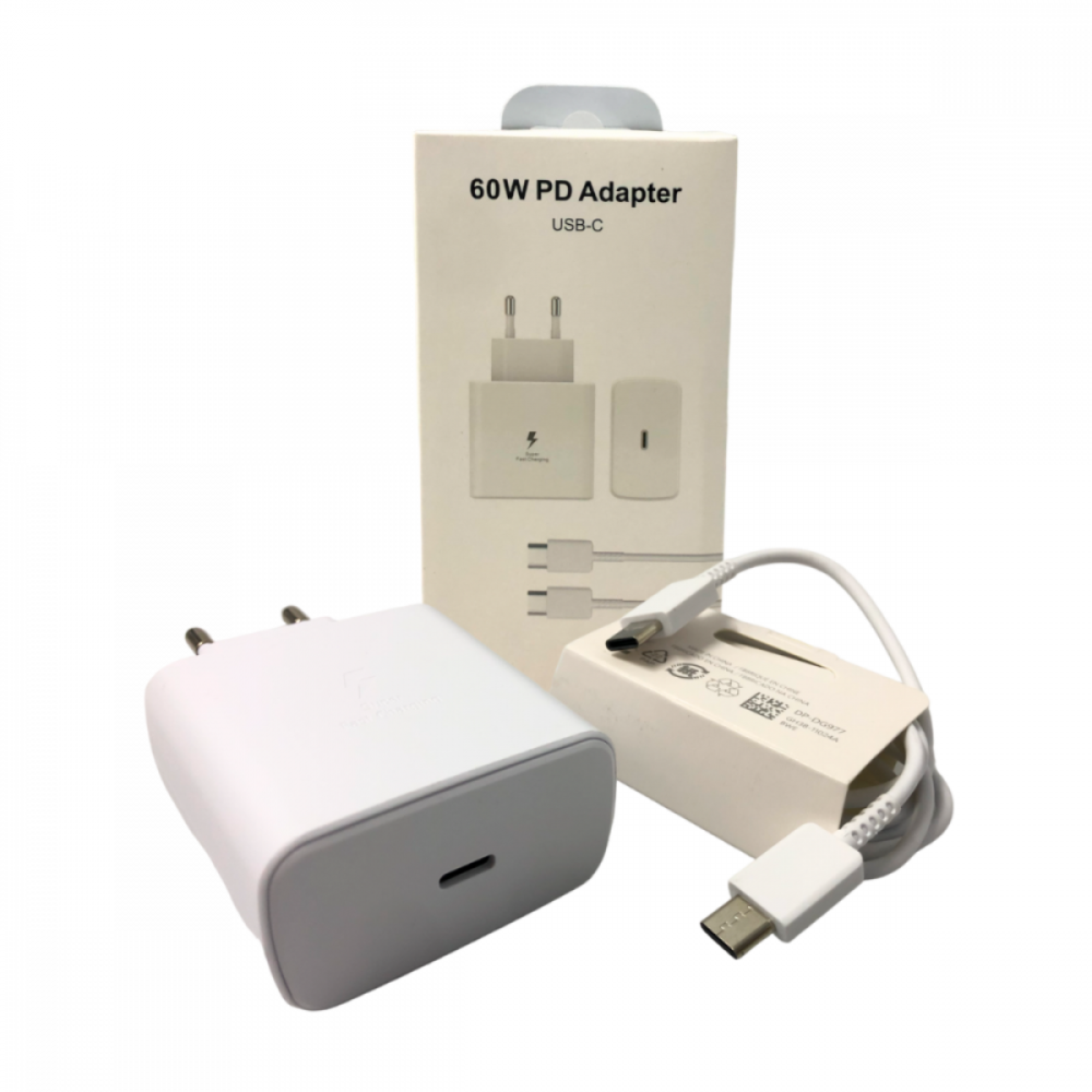 Carregador Completo Super-Rápido USB-C 60W Kapbom KA-5599