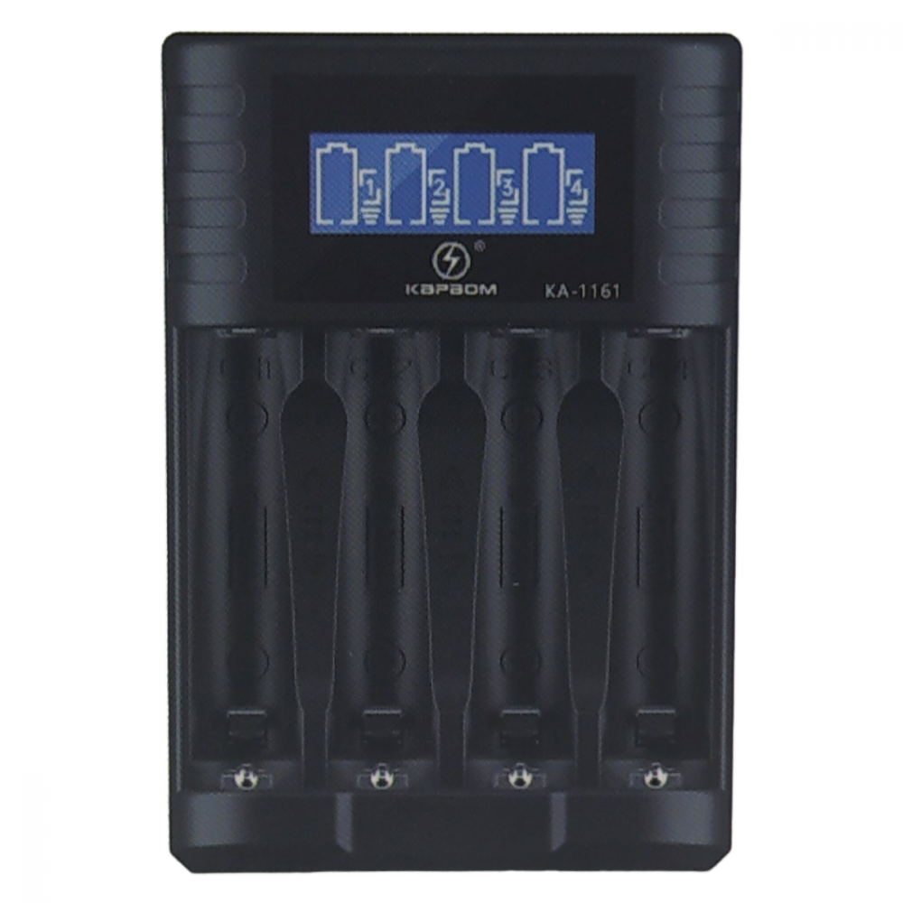 Carregador de Pilhas com LED Kapbom KA-1161