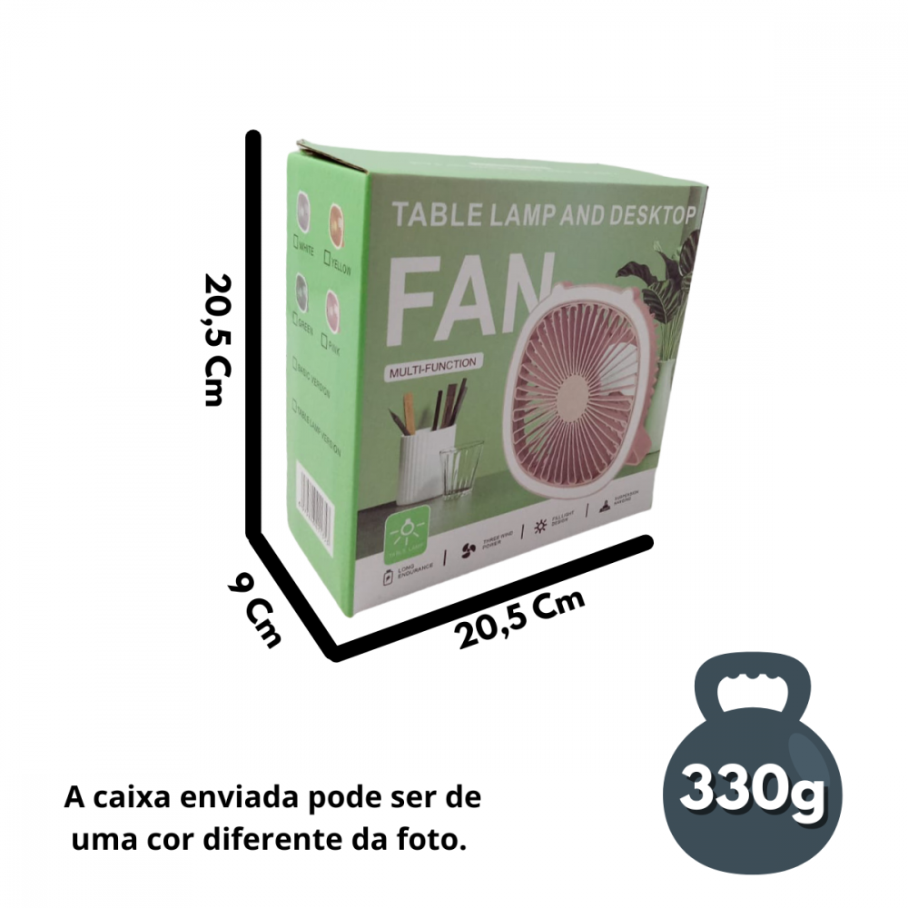Mini Ventilador Led Recarregável FS-11