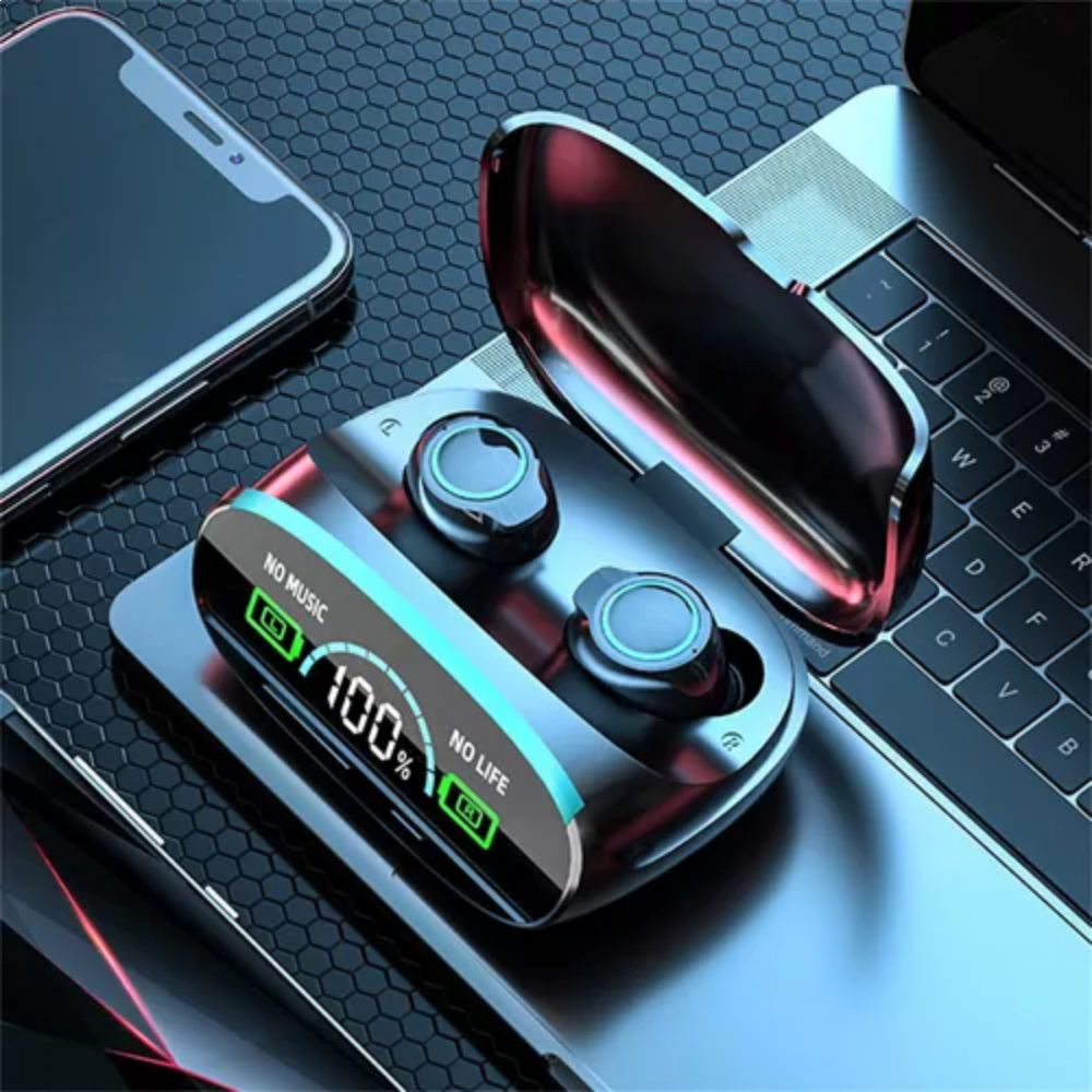 Fone De Ouvido Bluetooth 5.2 Case Visor Digital Altomex M38