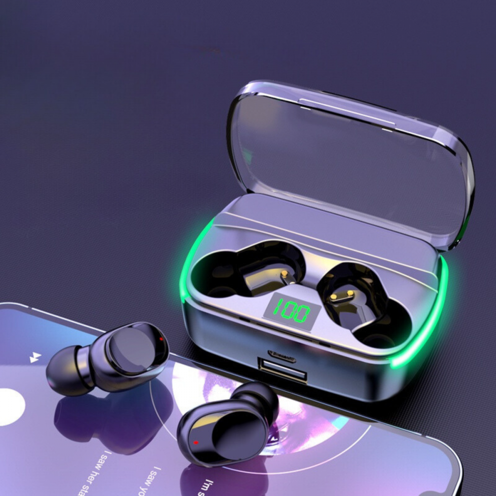 Fone Bluetooth 5.3 Sem Fio com Microfone HiFi Stero Sports M60