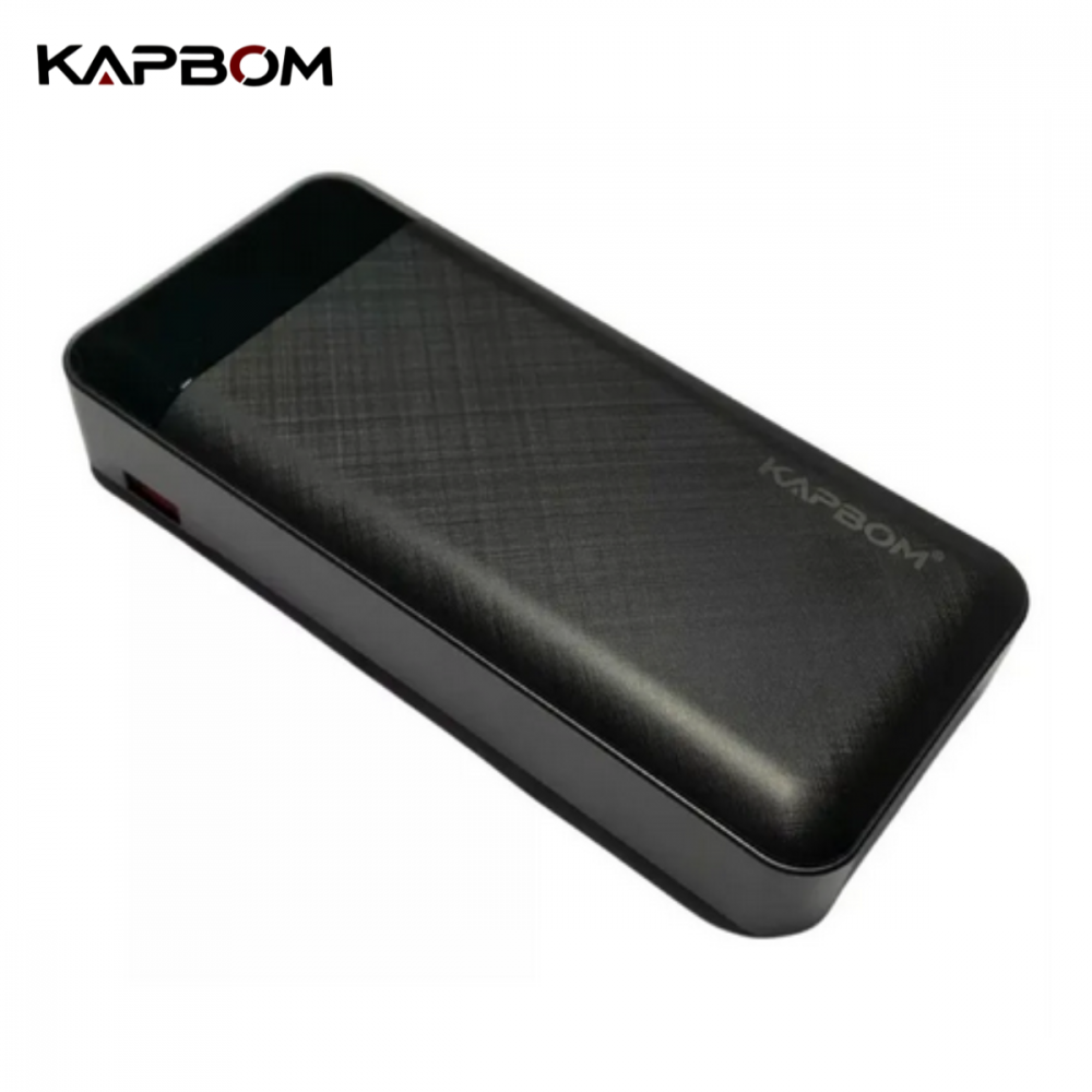 Carregador Portátil Powerbank 4 em 1 Digital / 20000mAh Kapbom KA-967 (Disponível somente Preto)