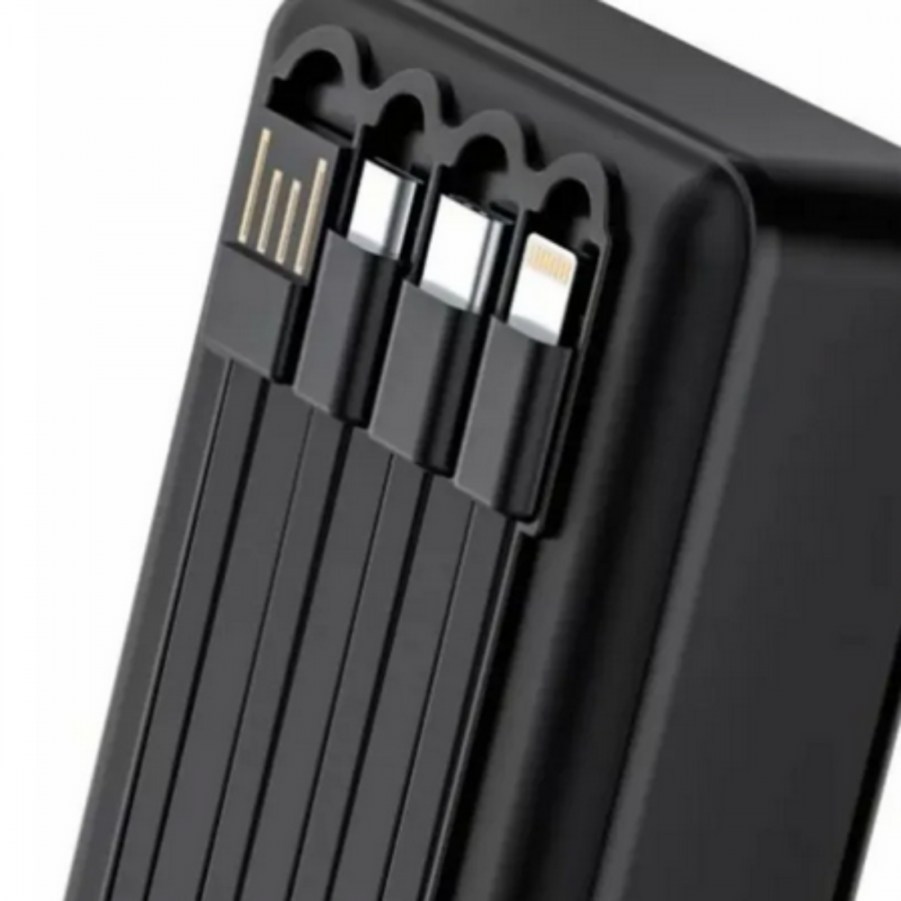 Carregador Portátil Powerbank 4 em 1 Digital / 20000mAh Kapbom KA-967 (Disponível somente Preto)