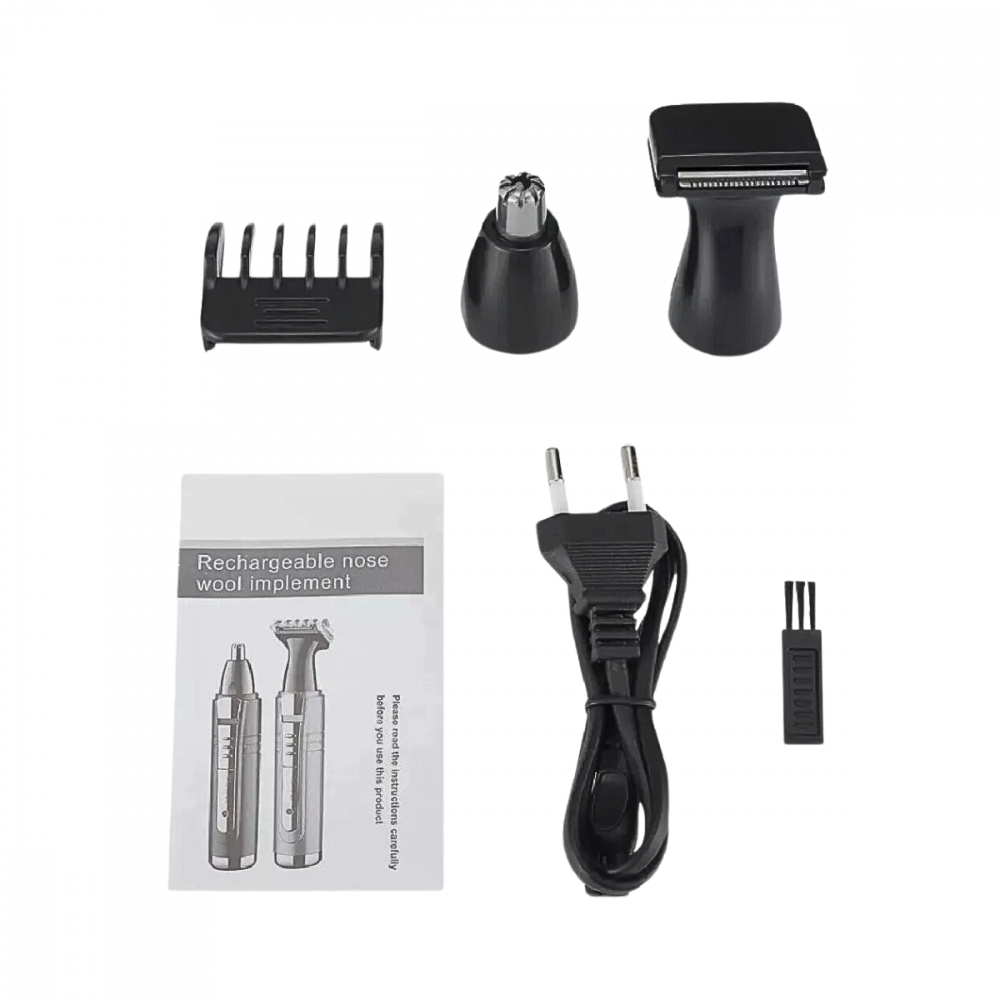 Máquina Aparador Tirar Pelos Nariz Barba Cabelo Profissional Kemei KM-6511
