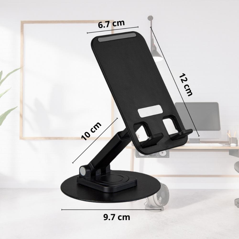 Suporte de Mesa para Celular Multifuncional Rotação 360º Altomex C-202