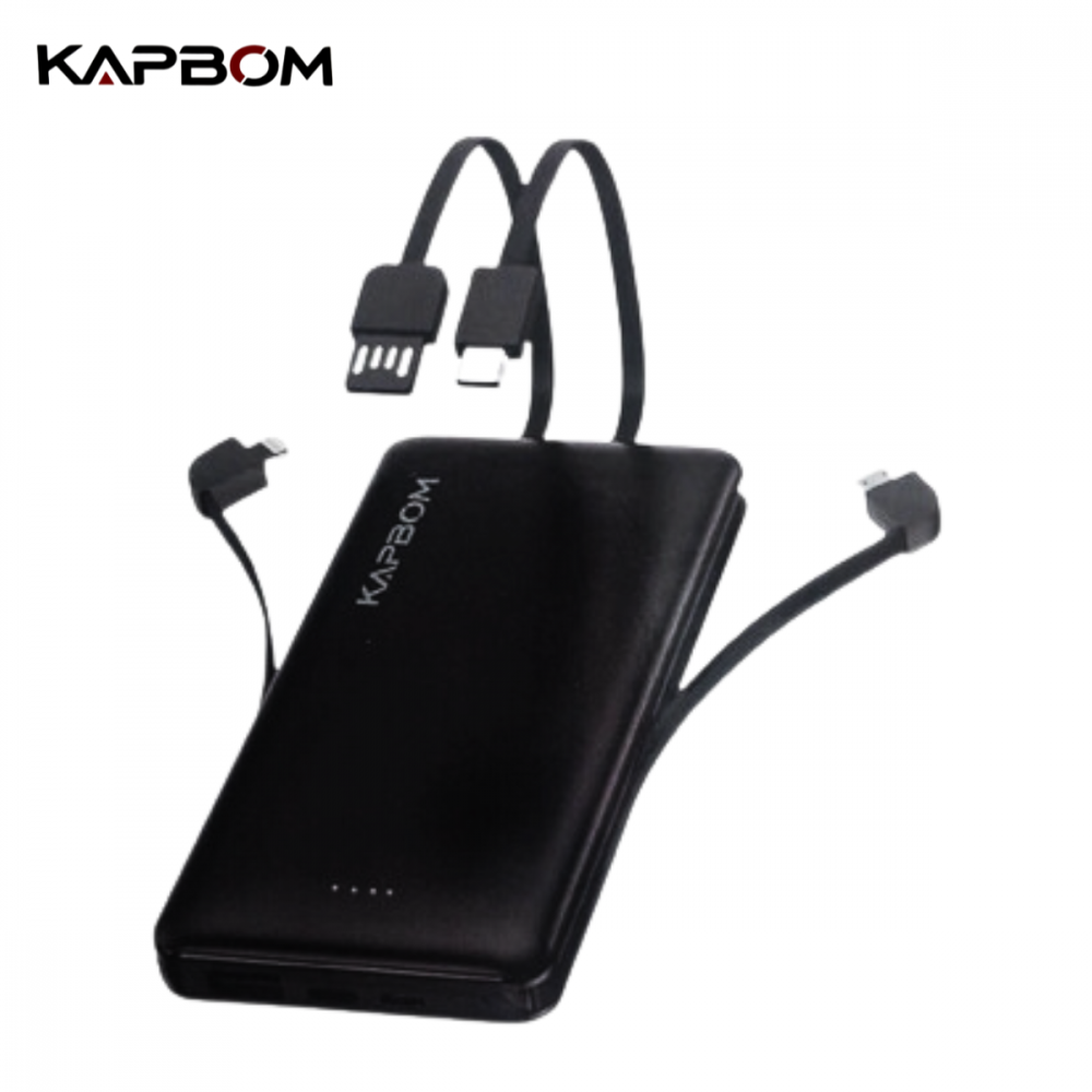 Carregador Portátil Powerbank 4 em 1 / 20000mAh Kapbom KA-968