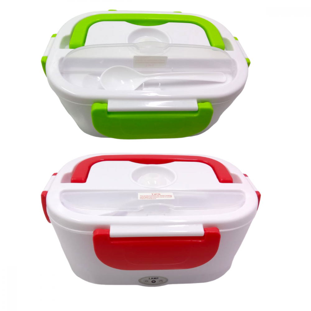 Marmita Térmica Elétrica Portátil 110vts Aquecimento Individual YS-002 (Disponível 03 vermelho, 04 verde e 02 laranja)