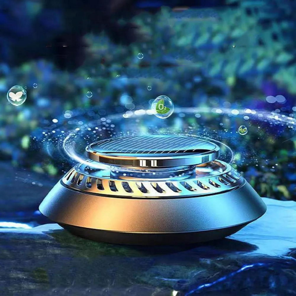 Aromatizante Circular Difusor de Cheiro Para Carro a Energia Solar AL-3000