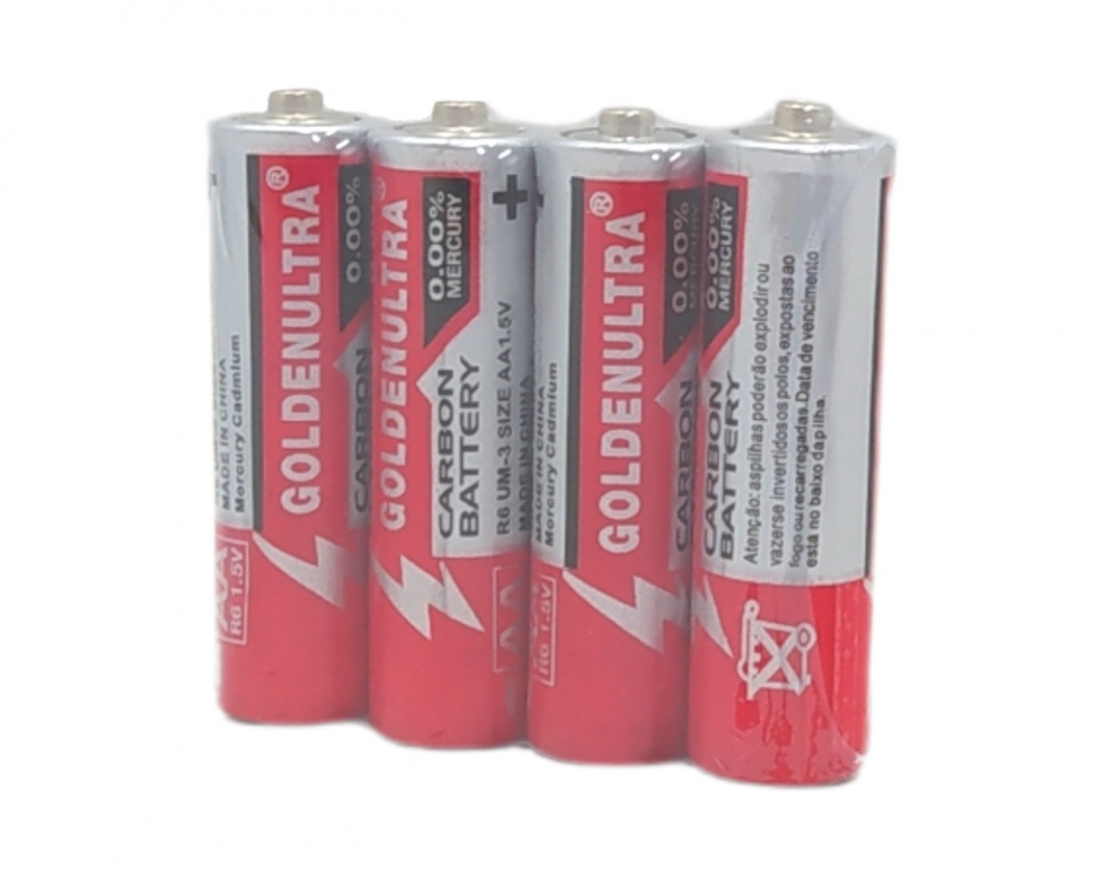 Pilhas Palito AA 1.5V R6 GT-R6AA com 60 peças