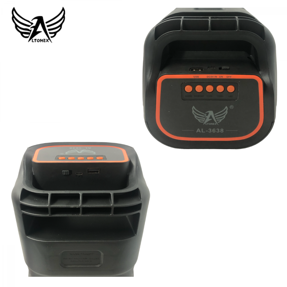 Caixa de Som LED Bluetooth 30W Altomex AL-3638