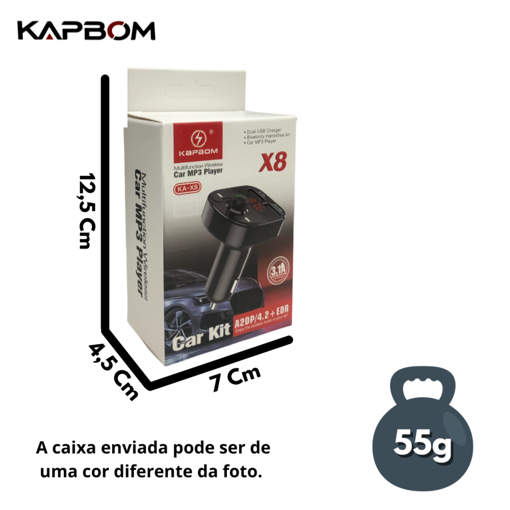 Car MP3 Player V5.0 + EDR Kapbom KA-X8