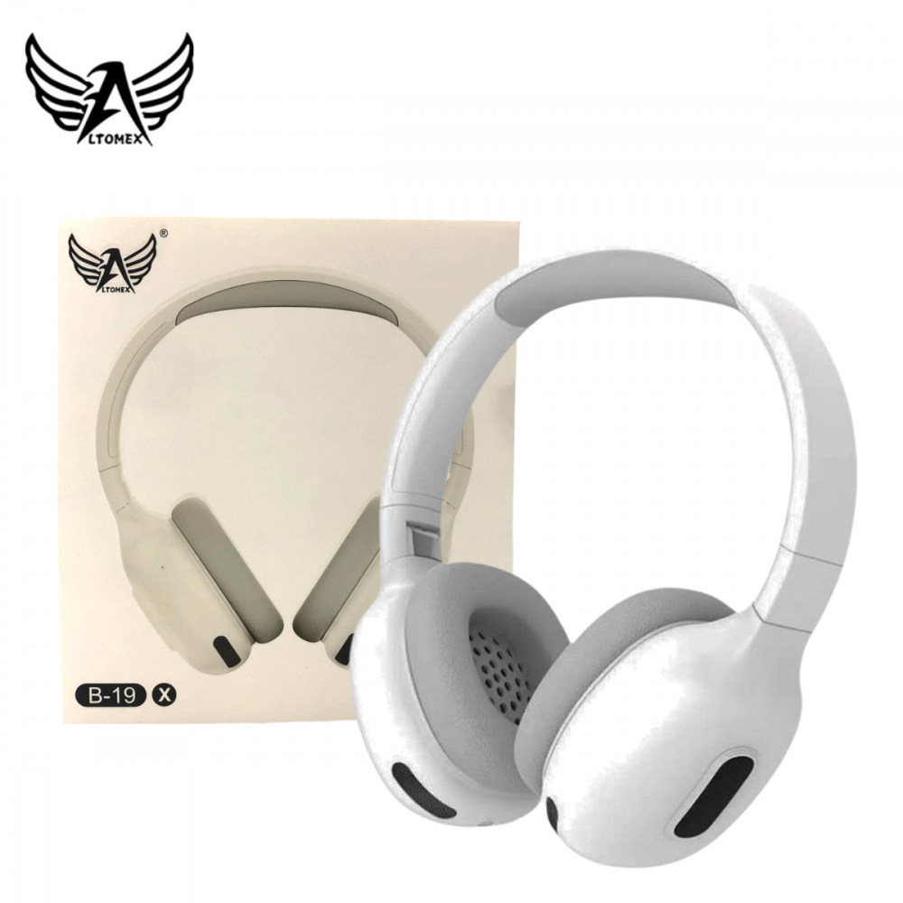 Fone Bluetooth Headphone Altomex B-19X Branco