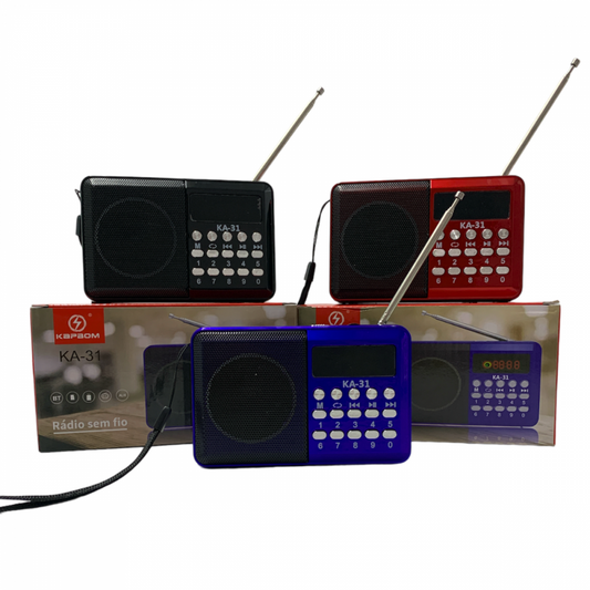 Rádio Retrô Bluetooth KA-31